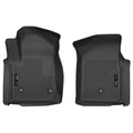 Husky Liners WeatherBeater Front Floor Liners For 2019-2020 Chevy Silverado 1500 & 2020-2026 2500/3500 - Black