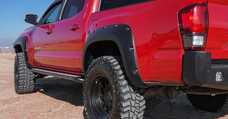 Husky Liners Pocket Style Fender Flares - 4 Piece Set For 2016-2023 Toyota Tacoma - Black