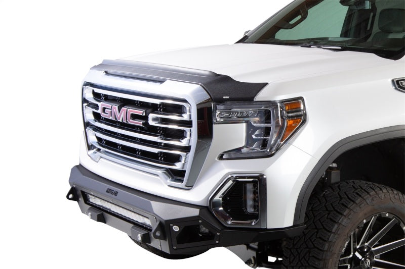 Husky Liners Aeroskin Hood Protector II Low Profile - Tex. For 2014-2019 GMC Sierra 1500 - Black