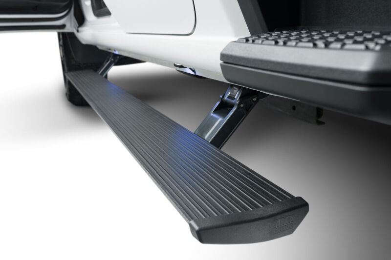 AMP Research PowerStep Plug N Play Electric Running Boards For 2019-2021 Chevy Silverado 1500 / GMC Sierra 1500 & 2020-2023 2500/3500 Crew Cab (Incl. OEM Illumination)