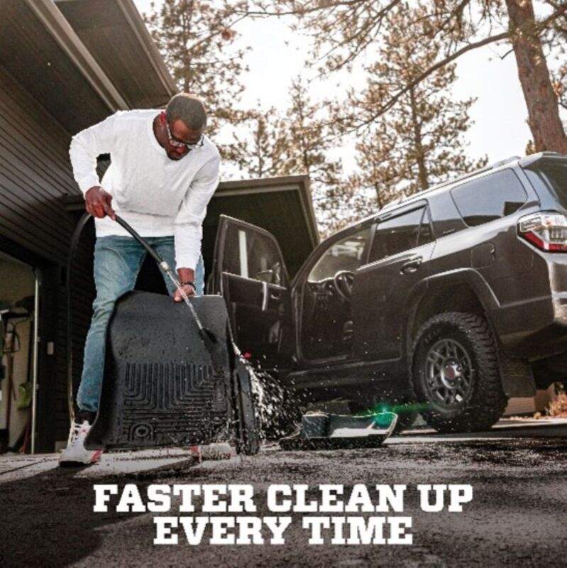 Husky Liners X-act Contour Front Floor Liners For 2024 Toyota Tacoma Crew Cab (Automatic Transmission) - Black