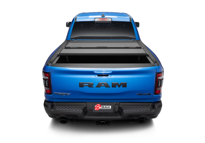 BAK BAKFlip MX4 Hard Folding Tonneau Cover For 2019-2026 Ram 1500 (w/o RamBox, w/ Multifunction Tailgate) 6.5 ft (6'4"/76.3") Bed