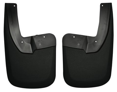 Husky Liners Custom-Molded Rear Mud Guard (w/Flare) For 2009-2012 Ram 1500 & 2010-2018 2500/3500 Crew Cab/Quad Cab/Mega Cab/Regular Cab - Black