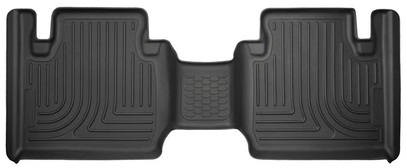Husky Liners WeatherBeater 2nd Seat Floor Liners For 2012-2015 Toyota Tacoma Extended Cab - Black