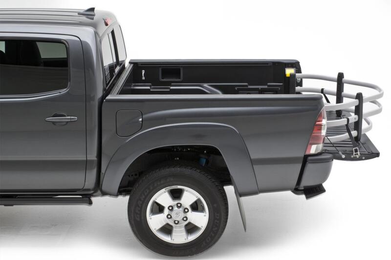 AMP Research BedXtender Truck Bed Extender For 2004-2012 Chevy Colorado / GMC Canyon (Standard Bed) - Silver