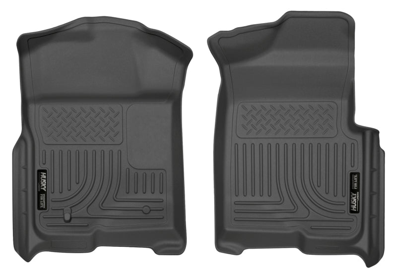 Husky Liners WeatherBeater Front Floor Liners For 2009-2012 Ford F-150 SuperCrew - Black