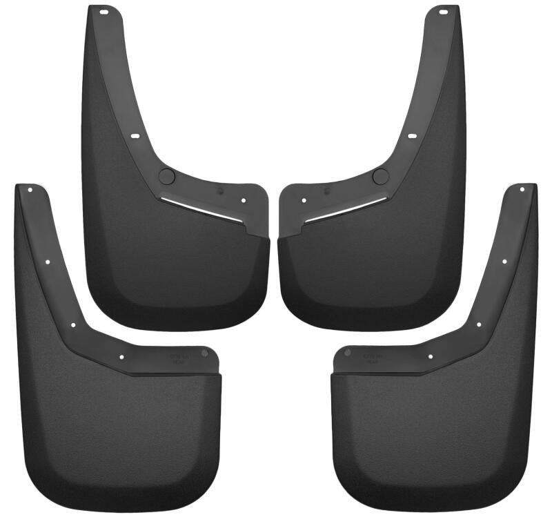 Husky Liners Rear Mud Guards For 2007-2013 Chevy Silverado 1500 & 2007-2014 2500/3500 - Black