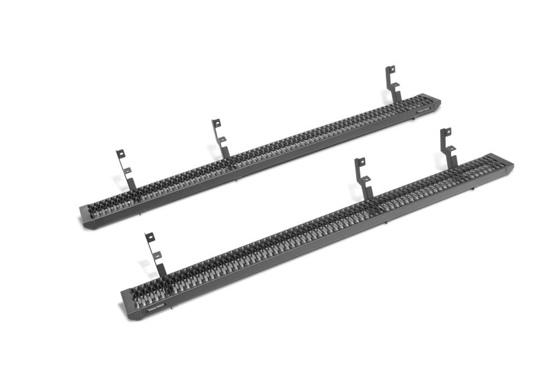 N-Fab Growler Fleet 7in Running Boards For 2019 Chevy Silverado 1500 / GMC Sierra 1500 Crew Cab - Cab Length - Textured Black