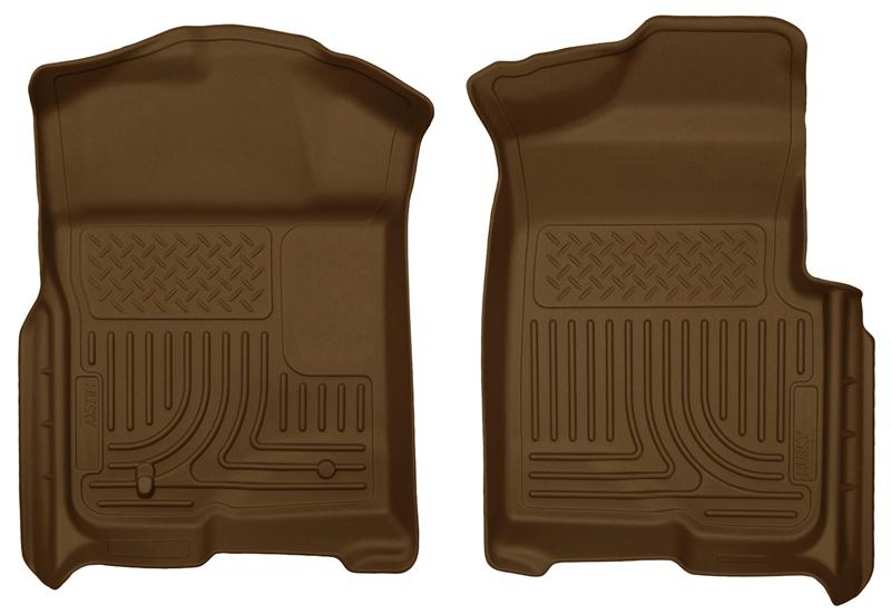 Husky Liners WeatherBeater Front Floor Liners For 2009-2012 Ford F-150 SuperCrew - Tan