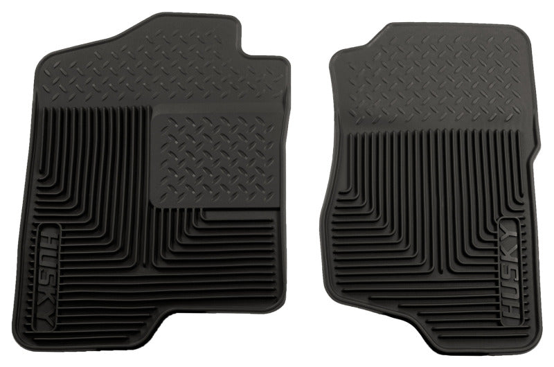 Husky Liners Heavy Duty Front Floor Mats For 2007-2012 Chevy Silverado 1500 / GMC Sierra 1500 & 2007-2014 2500/3500 - Black