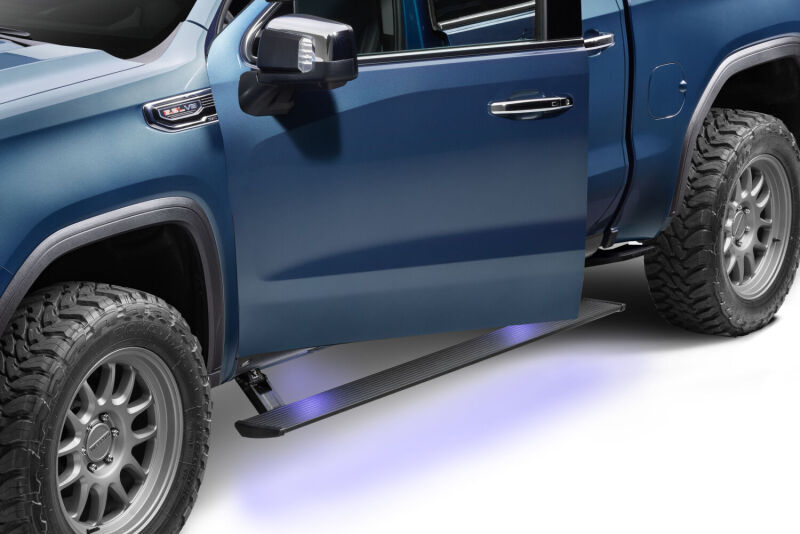 AMP Research PowerStep Plug N Play Electric Running Boards For 2022-2024 Chevy Silverado 1500 / GMC Sierra 1500 & 2024-2026 2500/3500