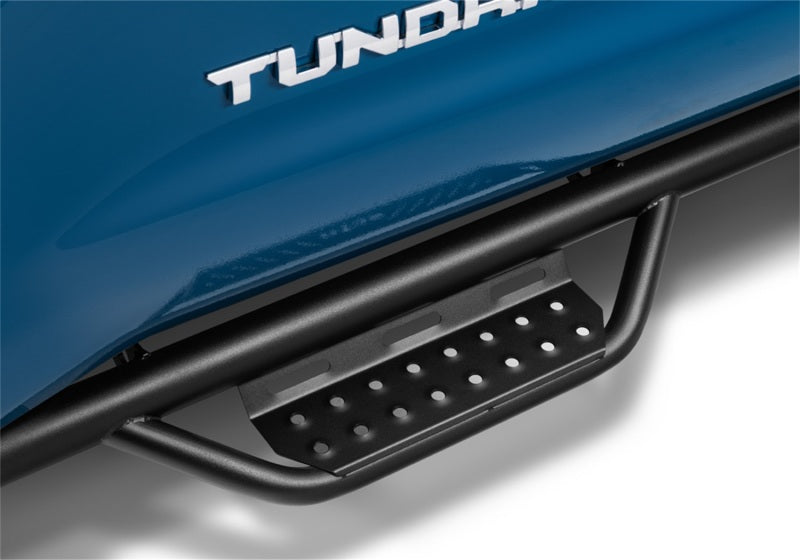 N-Fab RS Nerf Step Bars For 2014-2018 Chevy Silverado 1500 / GMC Sierra 1500 Crew Cab (Gas Only; All Beds) - Cab Length - Textured Black