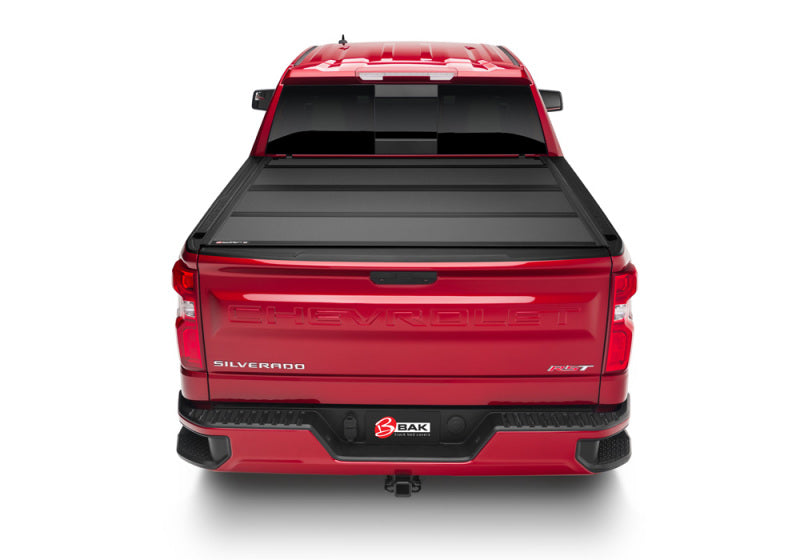BAK BAKFlip MX4 Hard Folding Tonneau Cover For 2019-2026 Chevy Silverado 1500 / GMC Sierra 1500 (New Body Style) 8 ft (8'2"/98.2") Bed