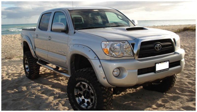 Husky Liners Pocket Style Fender Flares - 4pc For 2005-2011 Toyota Tacoma - Black