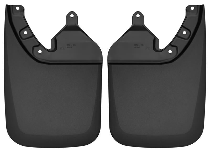 Husky Liners Fender Flares Custom Molded Rear Mud Guards For 2016 Toyota Tacoma - Black