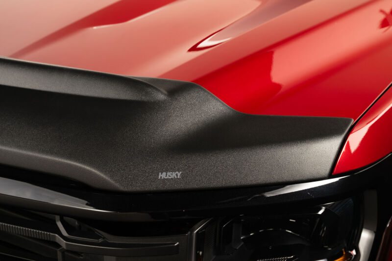 Husky Liners Aeroskin Hood Protector II - Tex. For 2021-2025 Ford F-150 (Excl. 21-25 Trmr/Raptor & Excl. 24-25 Plat/KR) - Black