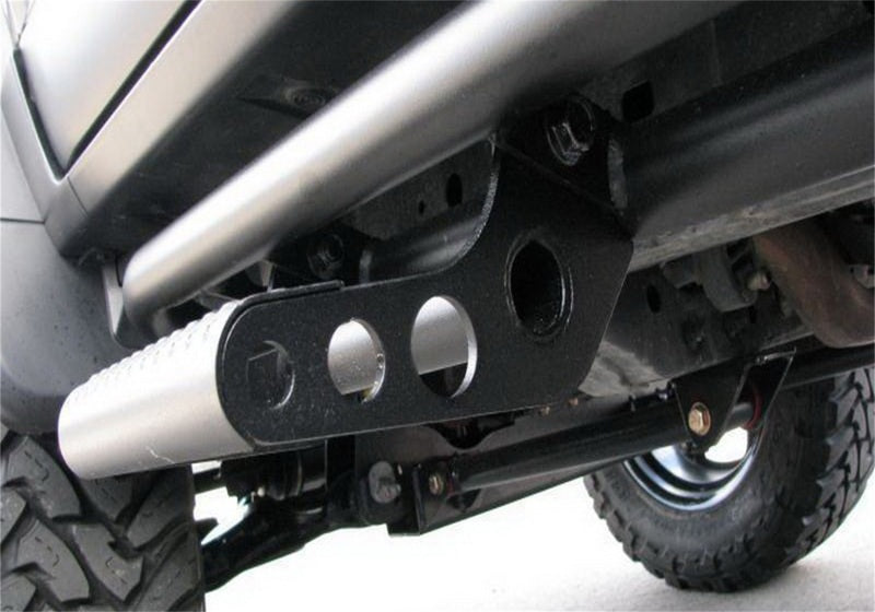 N-Fab RKR Step System 1.75in Rock Rails w/ Detachable Steps For 2015-2017 Ford F-150 SuperCrew - Textured Black