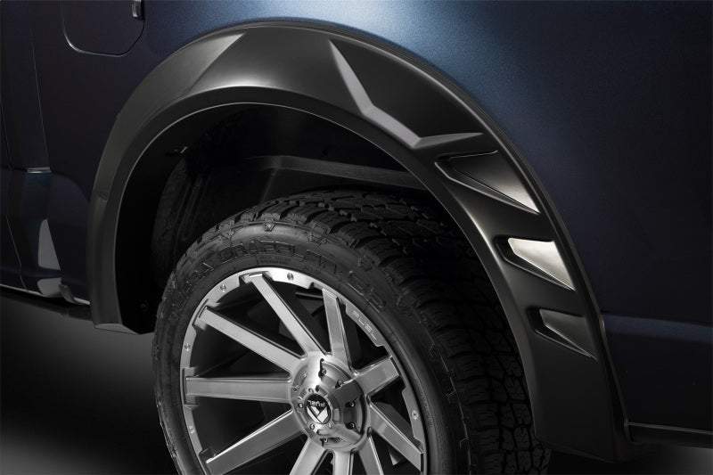 Husky Liners Fender Flares (Smooth) 4pc For 2018-2020 Ford F-150 - Black