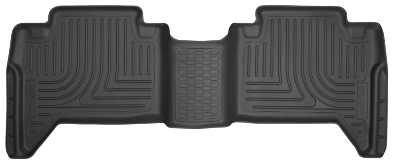 Husky Liners WeatherBeater 2nd Seat Floor Liners For 2016 Toyota Tacoma Crew Cab - Black